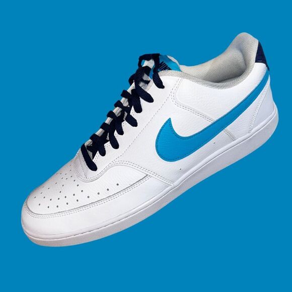 Nike Leather Court Vision Low NBA Sneakers Size 14 - Picture 9 of 9